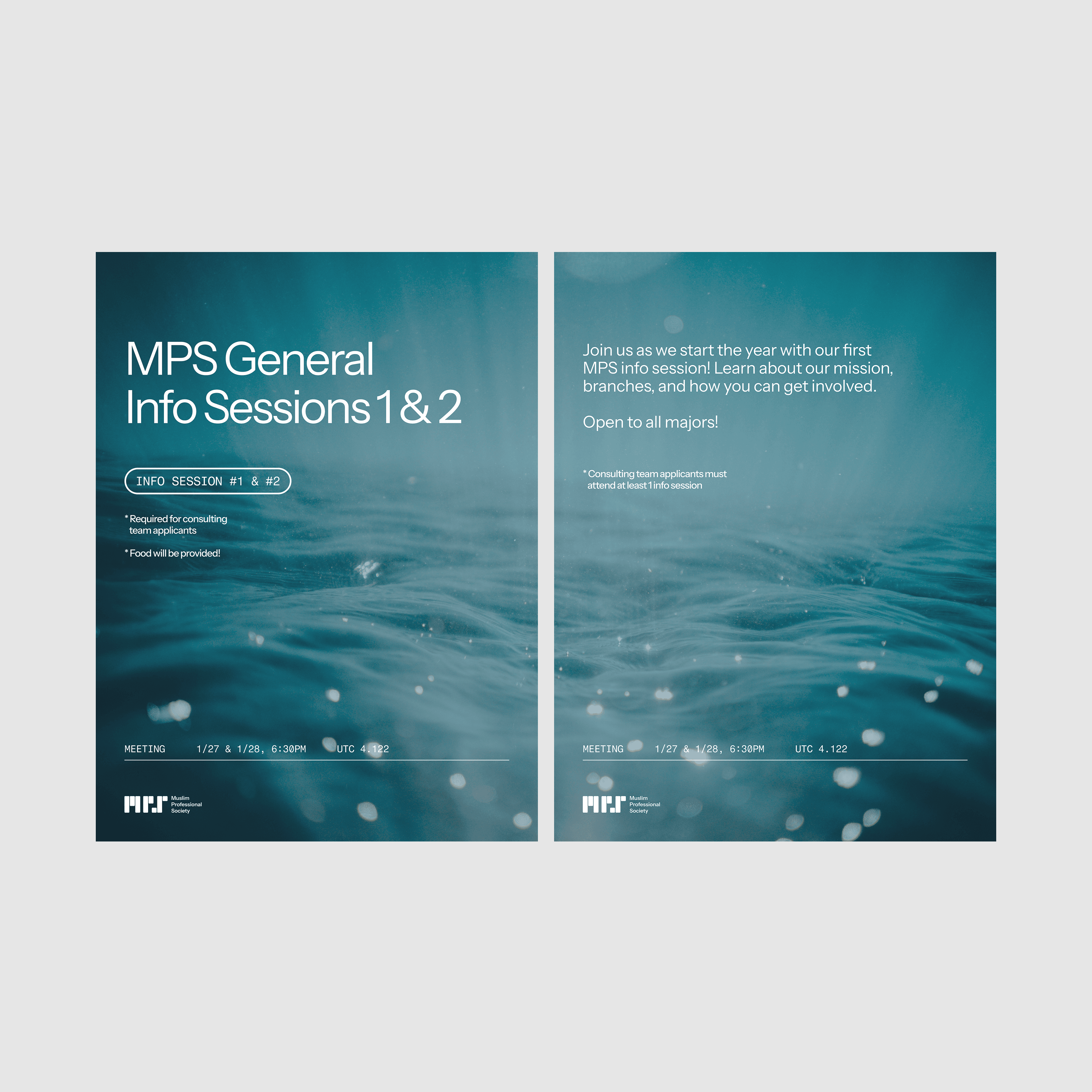 MPS general info session posters